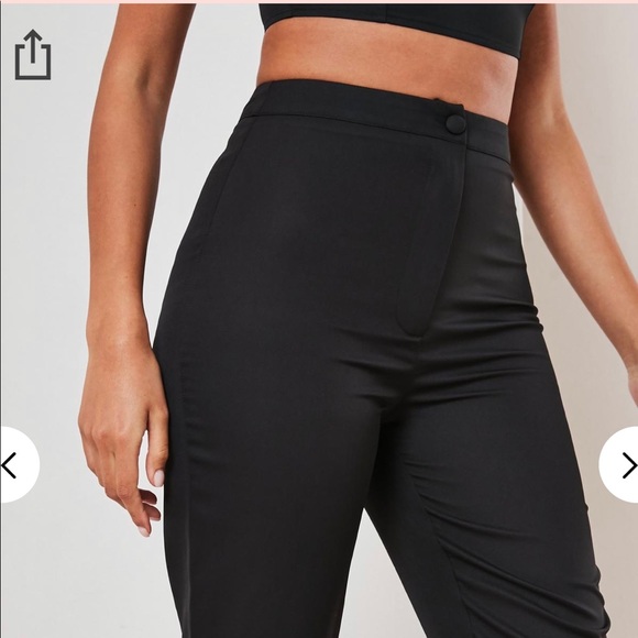 NWT Missguided Petite Cigarette Trousers - Size 2 - Picture 2 of 4